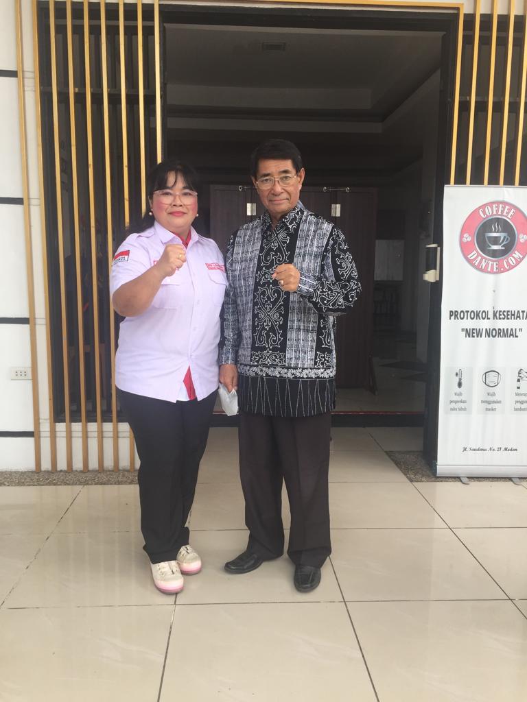 Audensi dengan Anggota DPR - RI, Willem T P Simarmata, Ketua DPW LSM PAKAR Prov. Sumut Ir Linceria Nainggalan : Sepakat Mengedepankan Kepentingan Rakyat