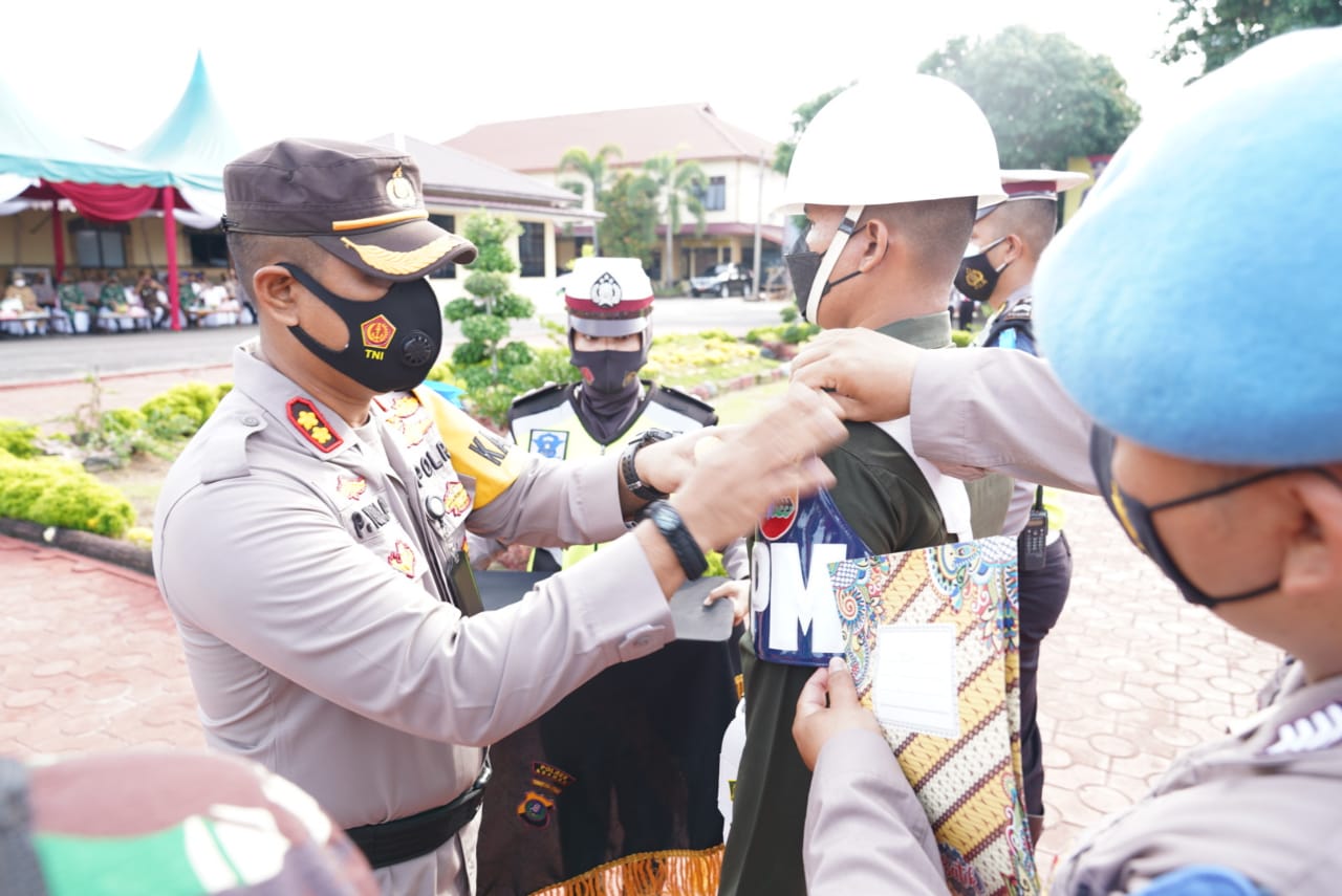 Kapolres Asahan Pimpin Apel Ops Zebra 2021, AKBP Putu Yudha : Kedepankan Prinsip Keselamatan