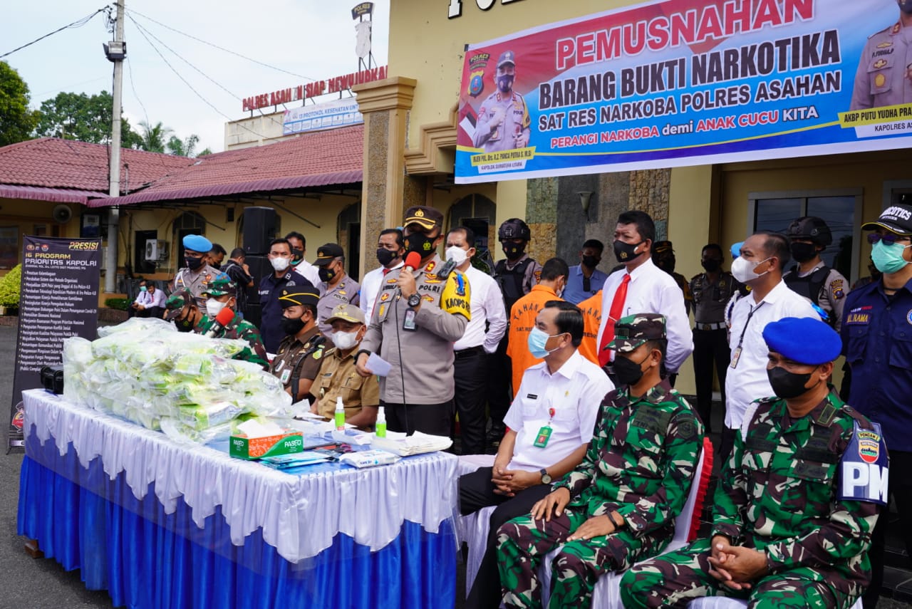 Polres Asahan 62 Kg Sabu Direbus, Ini Kata AKBP Putu Yudha
