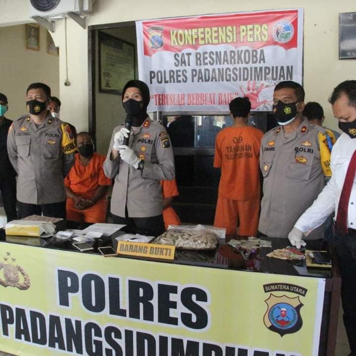 Kapolres Padangsidimpuan   Berkomitmen menggempur peredaran narkoba di Kota Padangsidimpuan