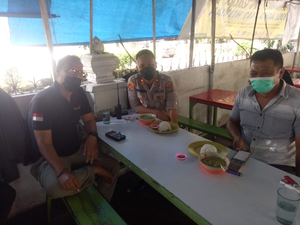 Kapolsek Medan Timur Kunjungi Warkop Jurnalis Medan, Ini Kata Kompol Rona Tambunan