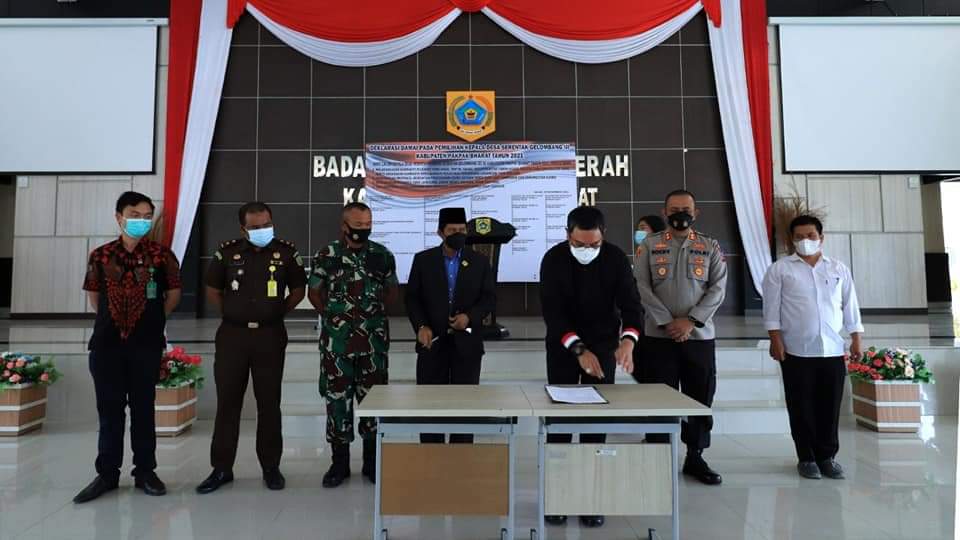 Tiga Puluh Desa Se Kabupaten Pakpak Bharat PilkadesÂ  Deklarasi Damai Keamanan dan Kondusifitas