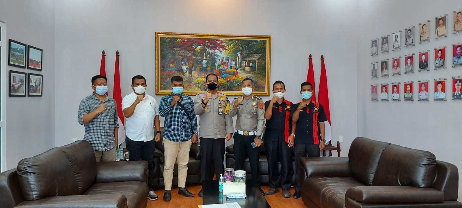 Dalihan Natolu Tabagsel Kabupaten Asahan Silaturahmi Dengan Kapolres Asahan