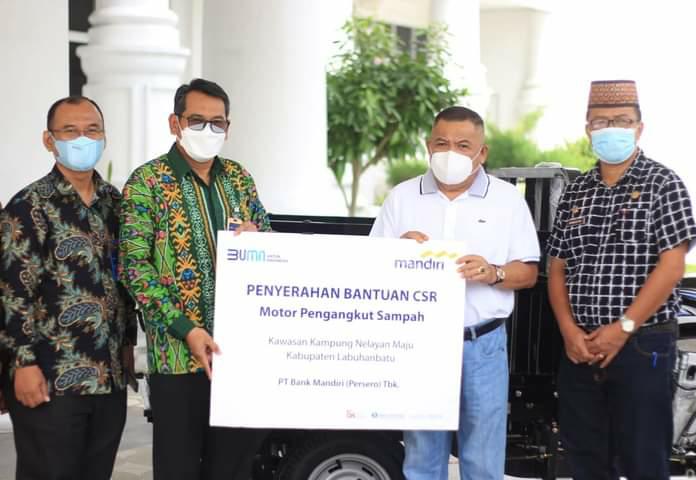 Pemerintah Kabupaten Labuhanbatu Terima Dana Bantuan CSR Dari Bank Mandiri