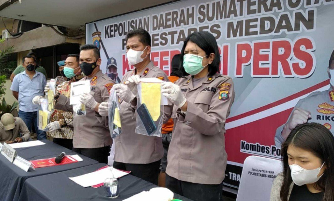 Tekab Polsek Patumbak Ringkus Driver Online Otak Pelaku Penyekap dan Perampok Graciela Chandra
