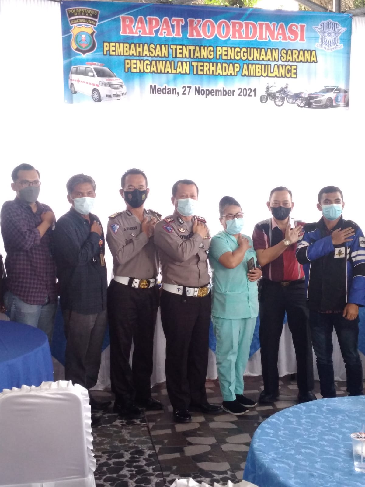 Kasat Lantas Polrestabes Medan : Mobil Ambulance Tidak Perlu Dikawal Komunitas Relawan