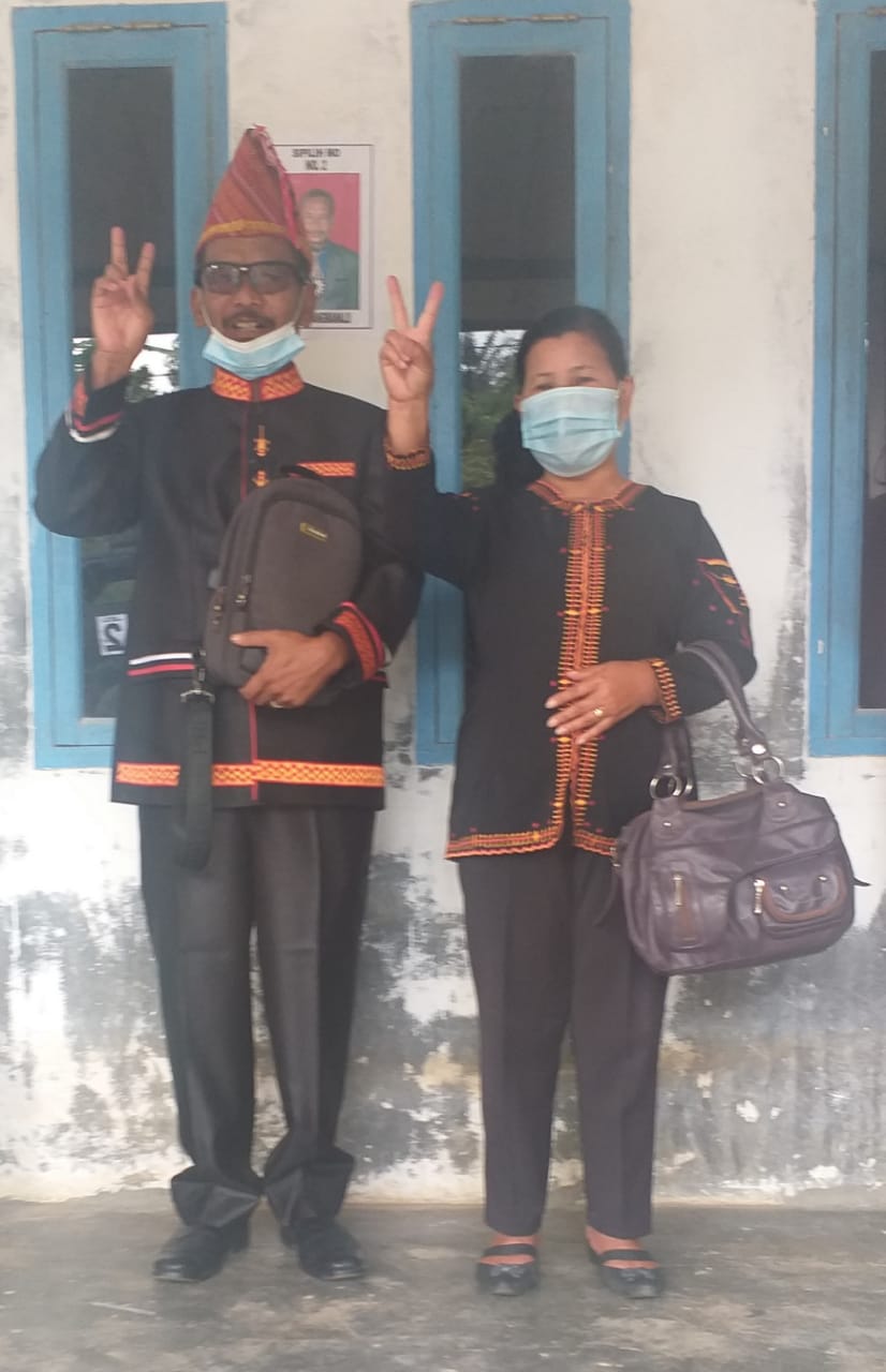 Calon Kades Buluh Tellang Jonna Boangmanalu Mohon Doa Restu Masyarakat, No 2 Jujur dan Merakyat