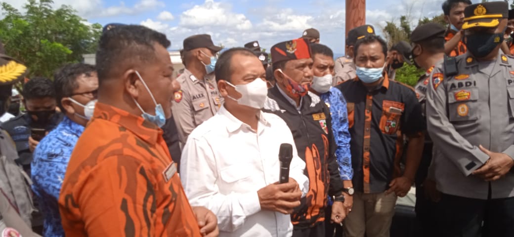 KETUA DPRD TAPSEL HUSIN SOGOT S APRESIASI AKSI DAMAI PEMUDA PANCASILA MPC TAPSEL