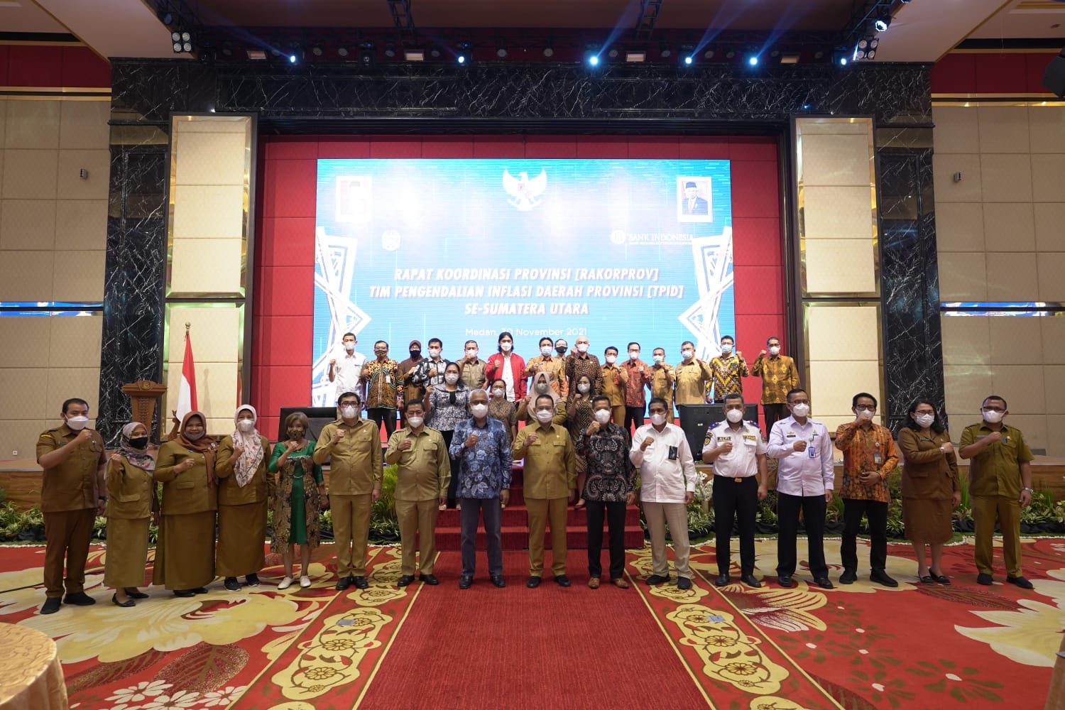 Bank Indonesia dan Pemprovsu Bersinergi Kendalikan Inflasi di Rakorprov TPID se Sumut