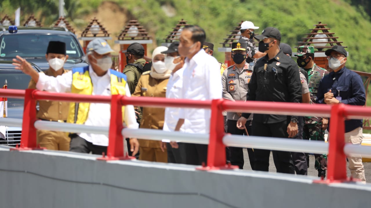Presiden RI Joko Widodo Resmikan Bendungan Tugu dan Bendungan Gongseng di  Trenggalek