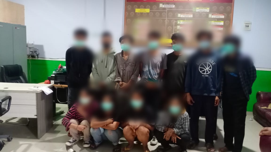 Diduga Tempat Ajang Mesum, Satpol PP Sergai Grebek Rumah Kos-kosan, 13 Orang ABG Diamankan