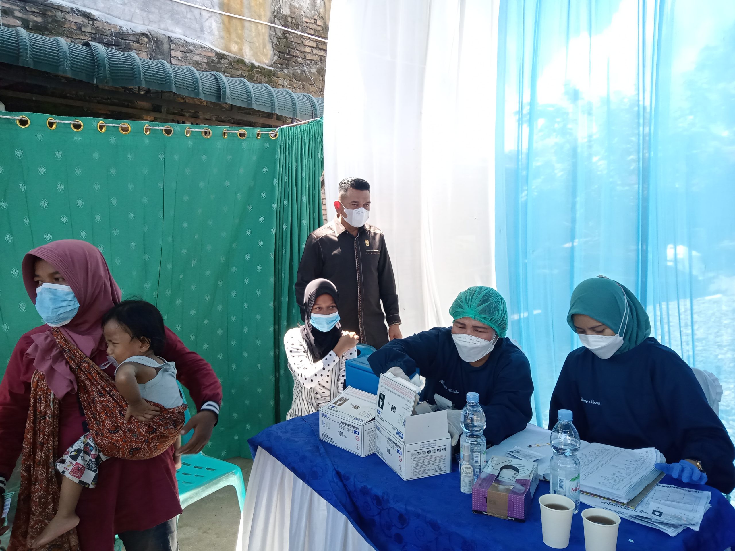DPC Ikanas Medan Gelar Vaksinasi Massal, Abdul Rahman Nasution : Semoga Kota Medan Menjadi Level I