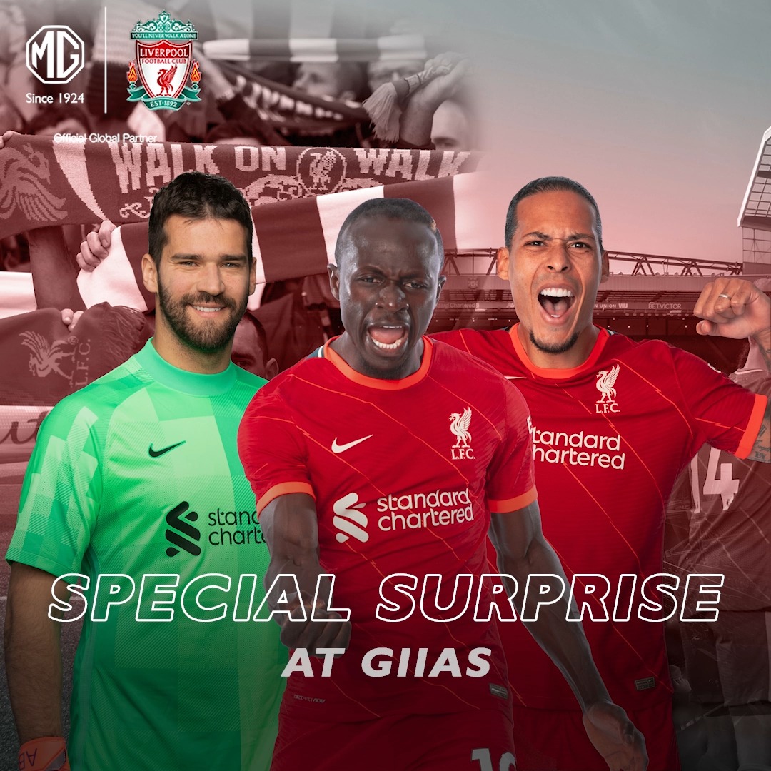 Duet Jagoan Inggris, MG dan Liverpool FC, Siap Melantai di GIIAS 2021