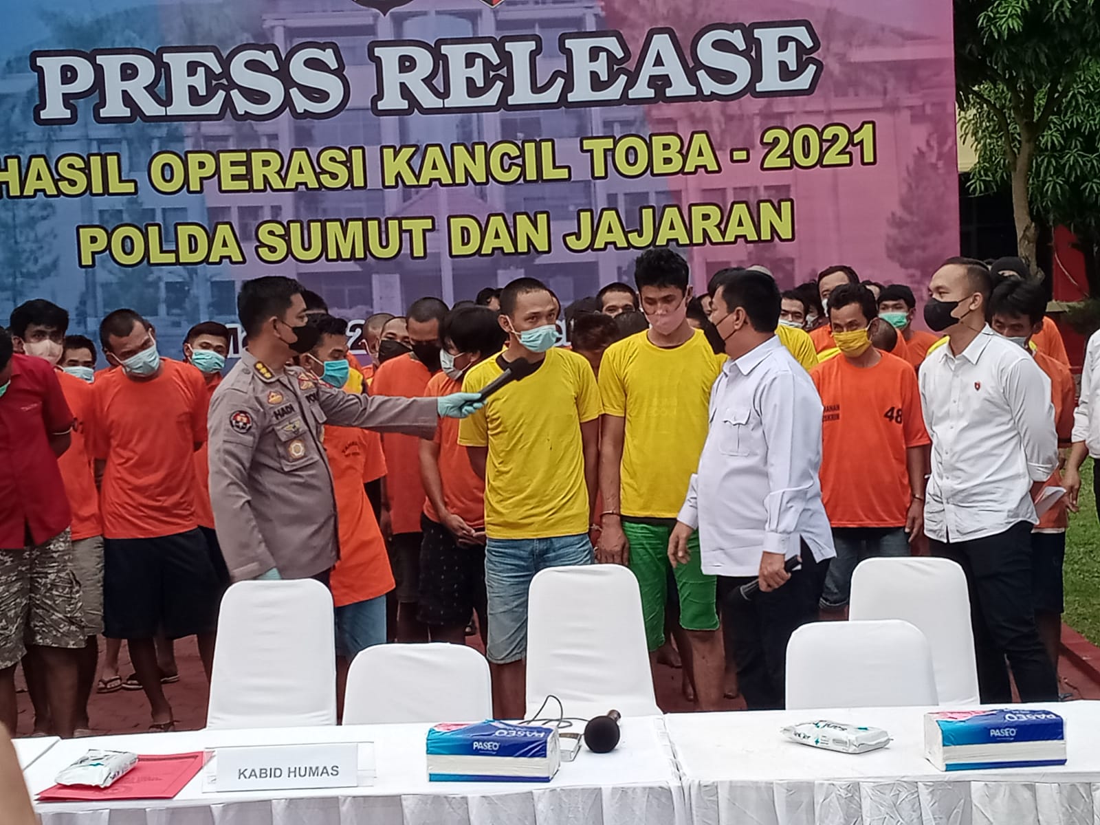Selama Pelaksanaan Ops Kancil Toba 2021, Polda Sumut dan Jajaran Mengamankan 147 Pelaku Kejahatan