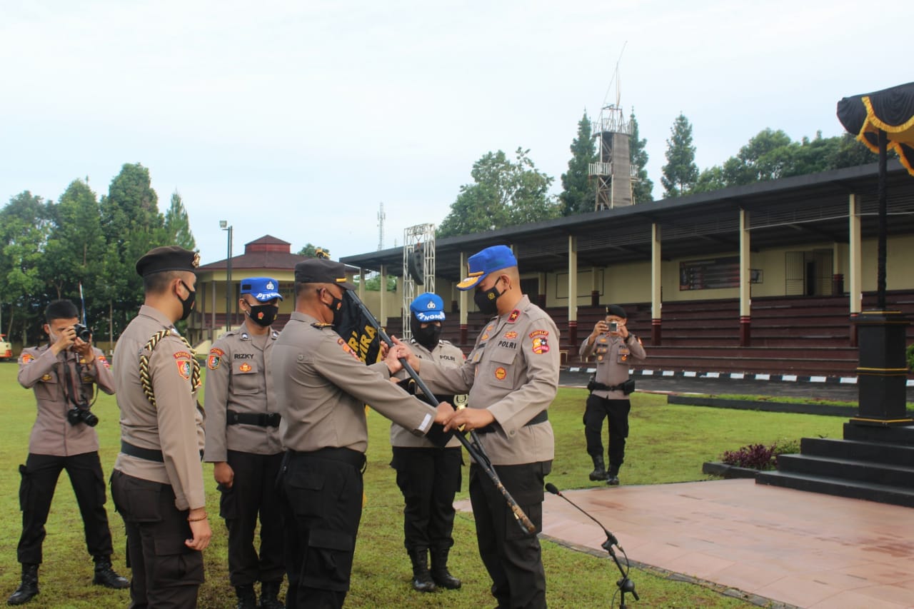 Kasetukpa Polri Brigjen Pol Mardiaz Kusin Irup Pembubaran Perangkat Resimen Korps Siswa PAG Wira Mavendra Harjuna