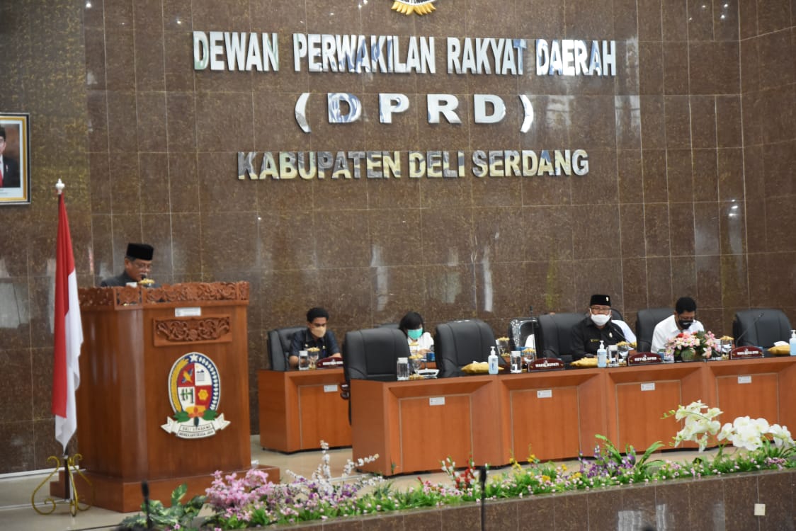 Penjelasan Bupati Deli Serdang Perihal Jawaban Pandangan Umum Fraksi DPRD Deliserdang