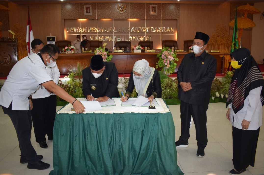 DPRD Langkat Bersama Pemda Sepakati Rancangan KUA PPAS APBD TA 2022
