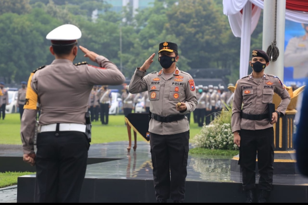 Apel  Pasukan Ops Zebra Semeru 2021, Kapolda Jatim: Jaga Sinergitas,Sabar dan Komunikasi