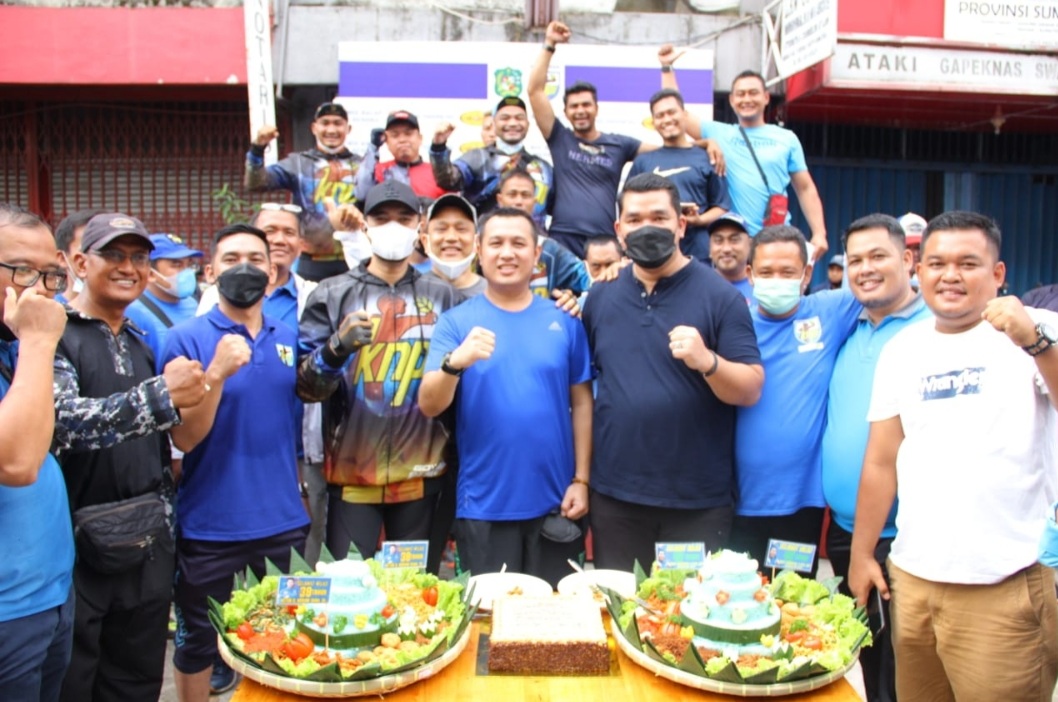 Perkenalan Pengurus, Ini Kata KNPI Medan Riza Dihadap Ketua KNPI Sumut