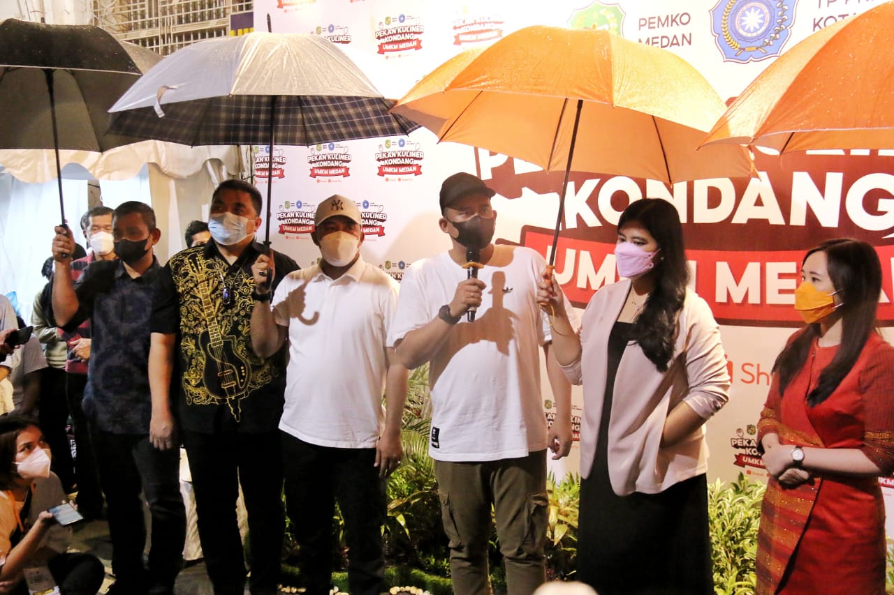 Masuk Pameran Pekan Kuliner Kondang UMKM Kota Medan Pakai Pedulilindungi