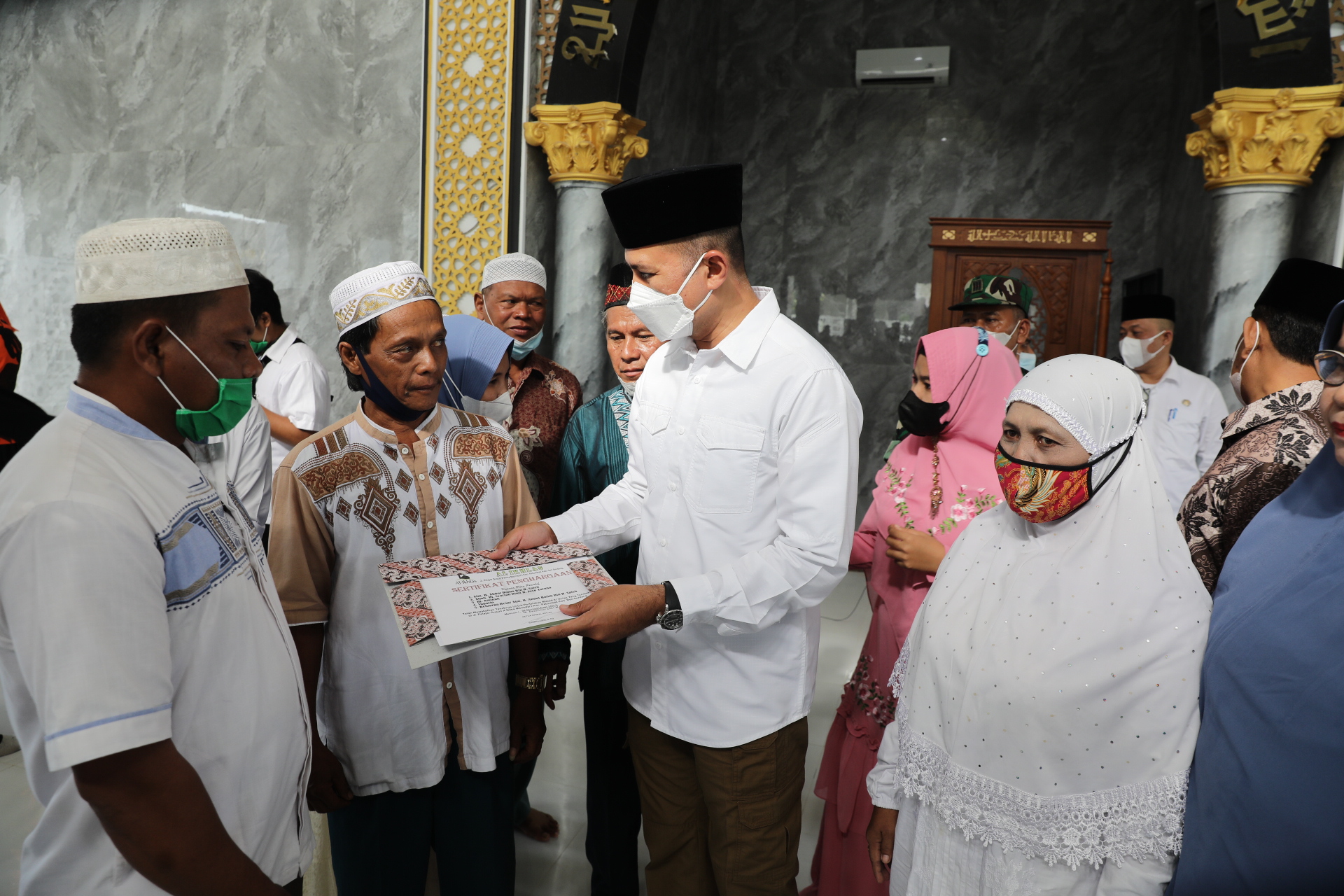80% Dana Pembangunan Masjid dari Warga, Musa Rajekshah: Semoga Barokah