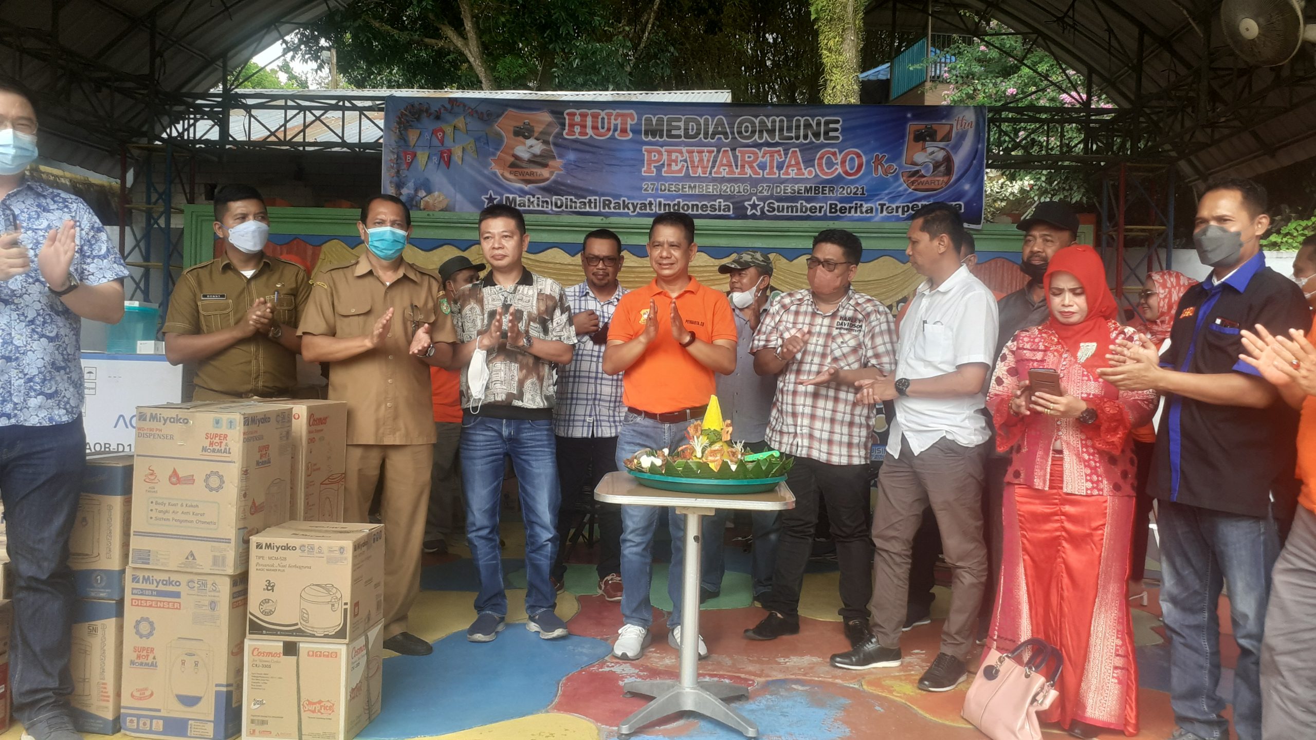 HUT ke-5 Pewarta.co di Hairos, Chairum Lubis Ajak Wartawannya Kompak Besarkan Pewarta.co