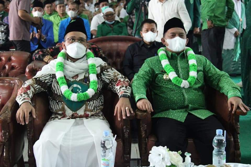 Bupati dan Ketua PW Al-Washliyah Sumut Hadiri Pelantikan PD Al-Washliyah Labuhanbatu