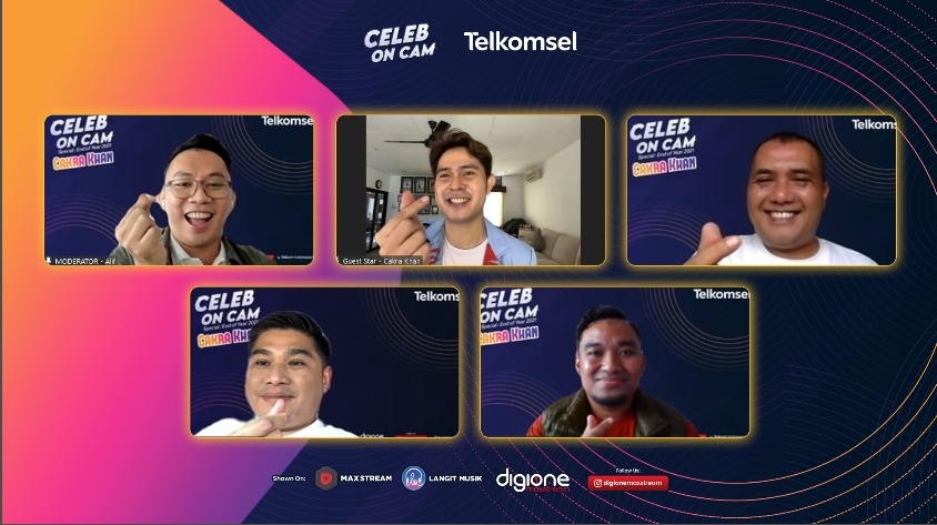 Telkomsel Gelar Celeb on Cam Spesial Akhir Tahun 2021 Bersama Cakra Khan
