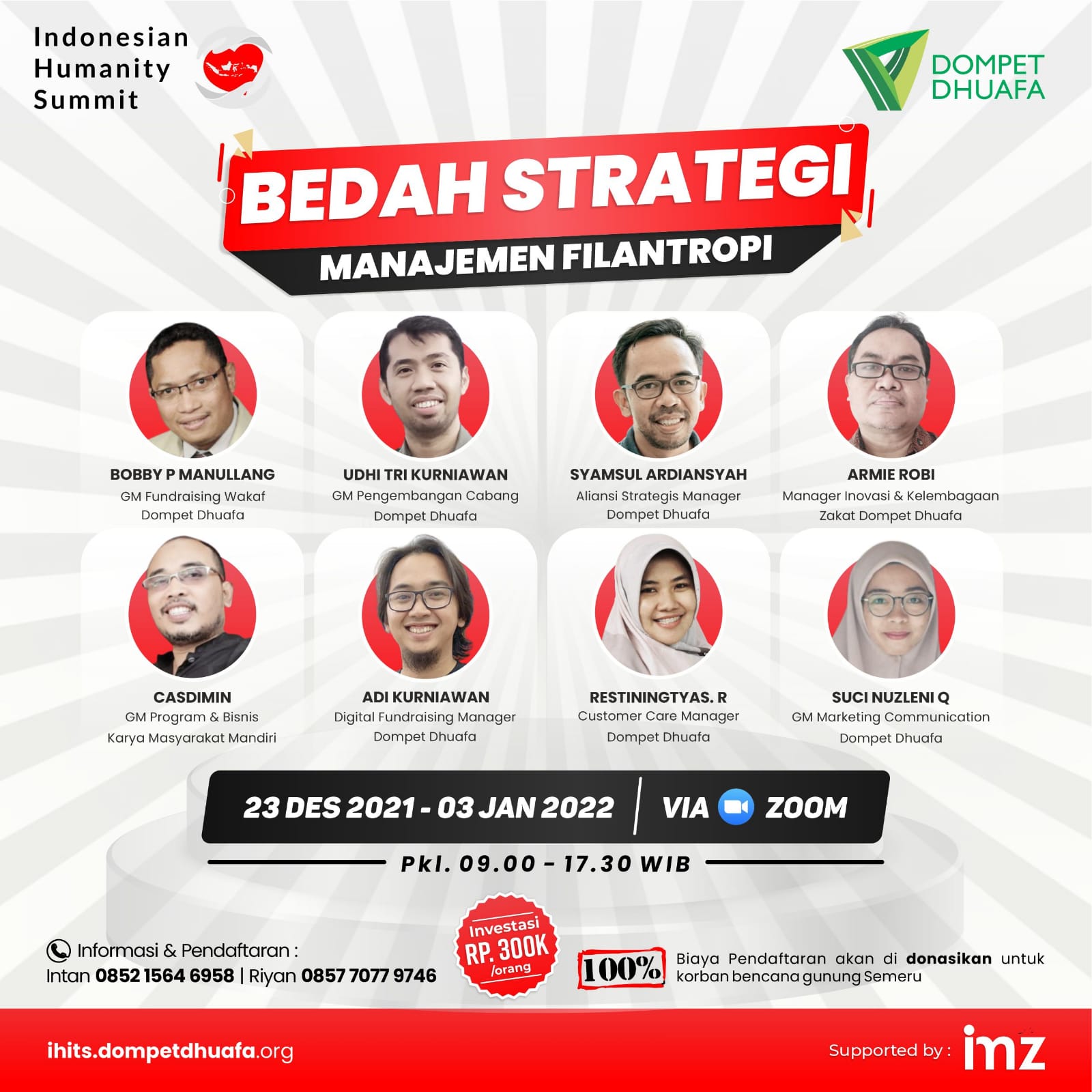 Dompet Dhuafa Gelar Bedah Strategi Manajemen Filantropi di Indonesian Humanity Summit