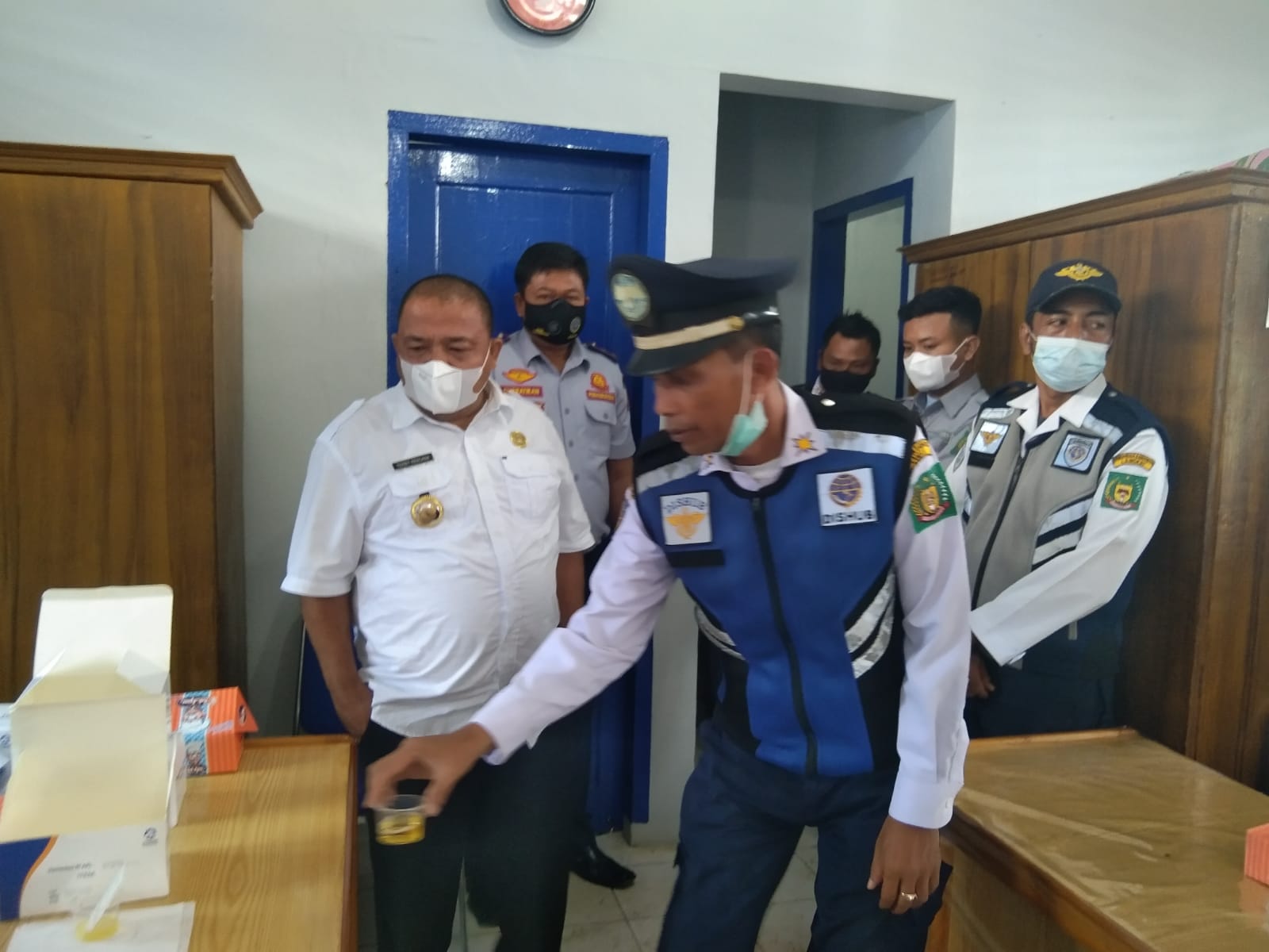 Dishub Test Urine Jajaran, Bupati Langkat Berikan Apresiasi