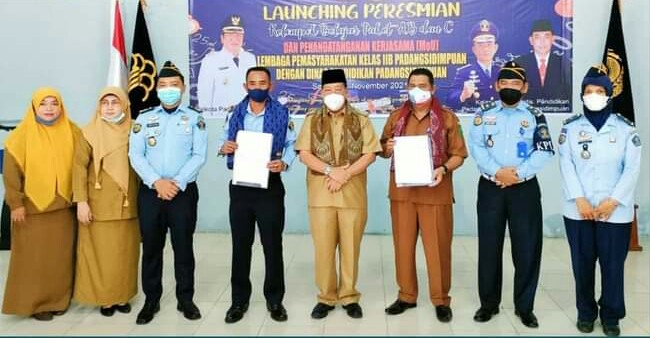 Wakil Walikota Resmikan Program Kelompok Belajar Kesetaraan di LP Kelas IIB PSP Kanwil Kemenkumham Sumut