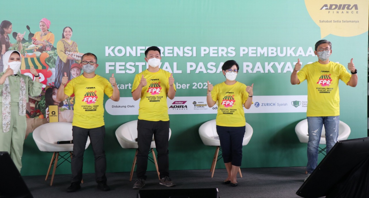 Festival Pasar Rakyat 2021 Program CSR Adira Finance Untuk Memberdayakan UMKM dan Pedagang