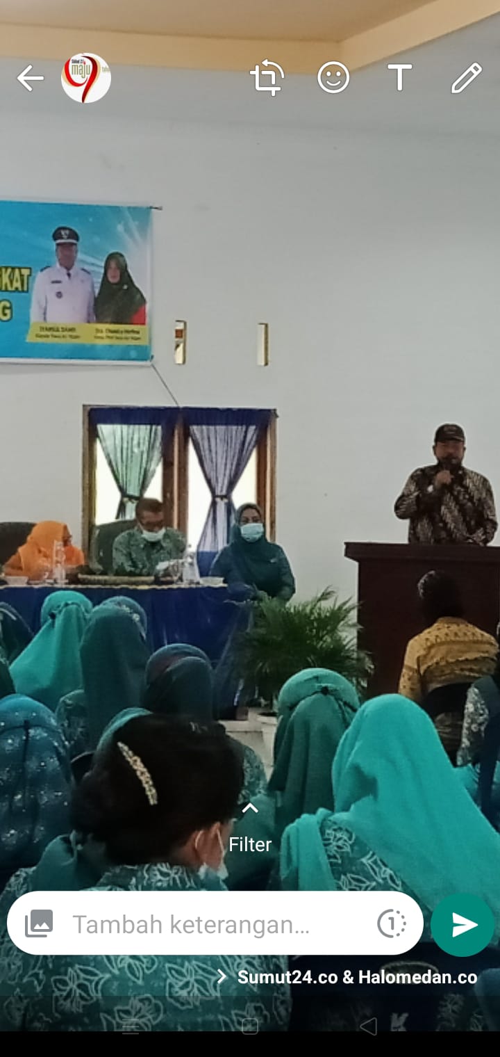 Tim Evaluasi Percontohan TP PKK Kabupaten Lakukan Kunjungan Ke TP PKK Desa Air Hitam