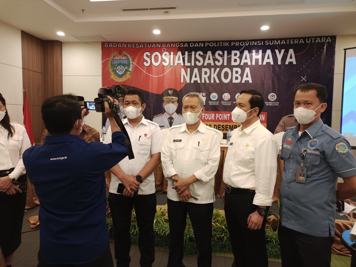 Kesbangpolinmas Sosialisasi Bahaya Narkoba, Safruddin Nasution : Narkoba Merusak Generasi Bangsa