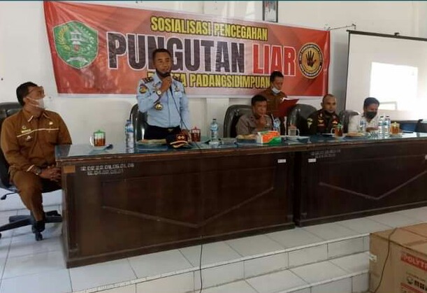 Tim Satgas Saber Pungli Sidimpuan Gelar Sosialisasi Pencegahan dan Pengawasan Pungli Di Dinas Pendidikan