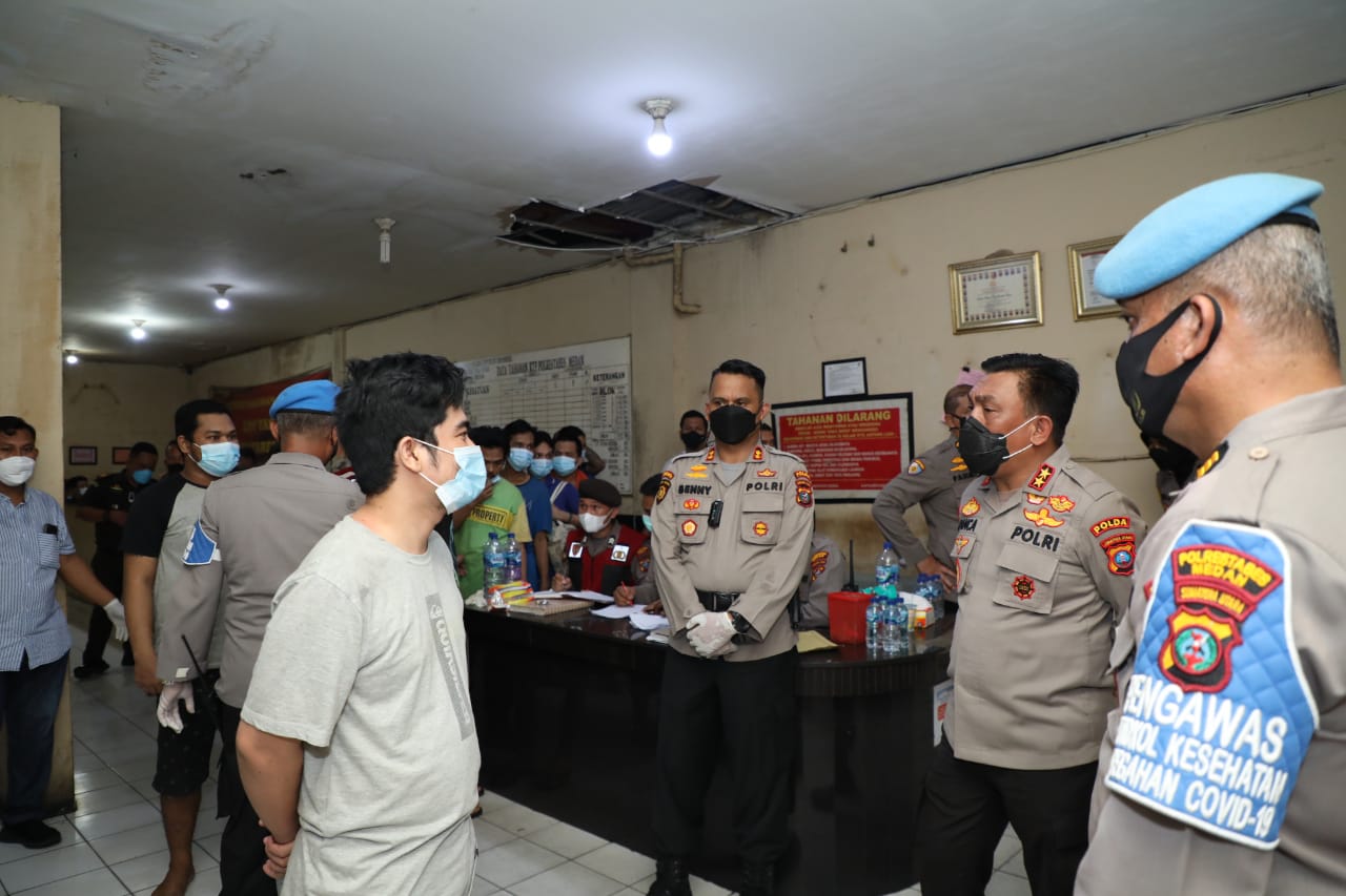 Ratusan Tahanan Polrestabes Medan Dipindahkan, Ini Kata Kapoldasu Irjen Panca