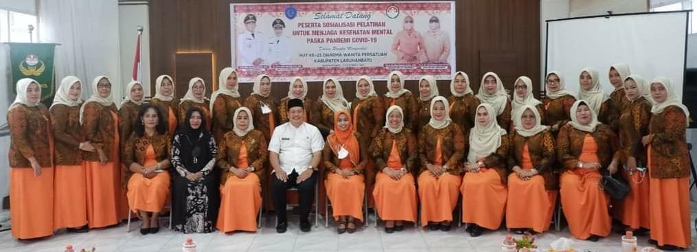DWP Kabupaten Labuhanbatu Gelar Acara Sosialisasi dan Pelatihan Menjaga Kesehatan Pasca Pandemi Covid-19