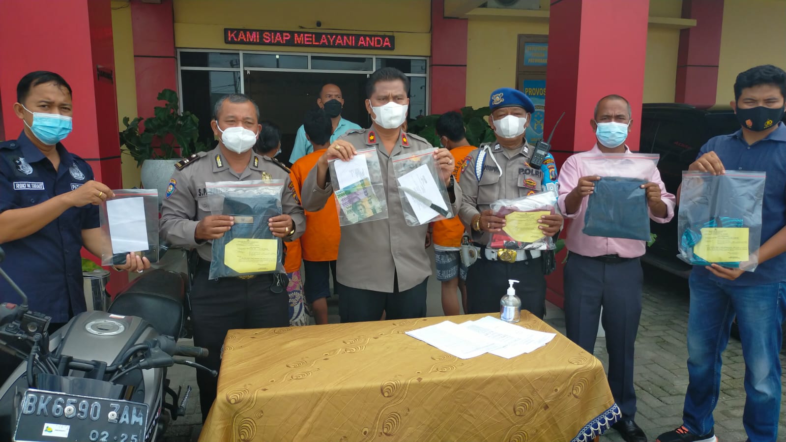Tekab Polsek Patumbak Ringkus 4 Tersangka Curas dan Curanmor