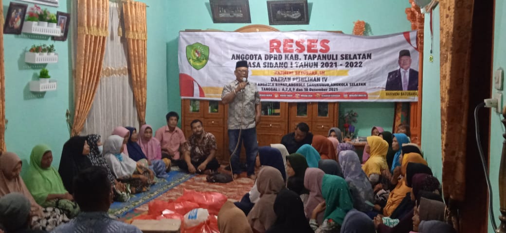 Reses HARMENI BATUBARA Di Dapil IV kecamatan Angkola Barat 