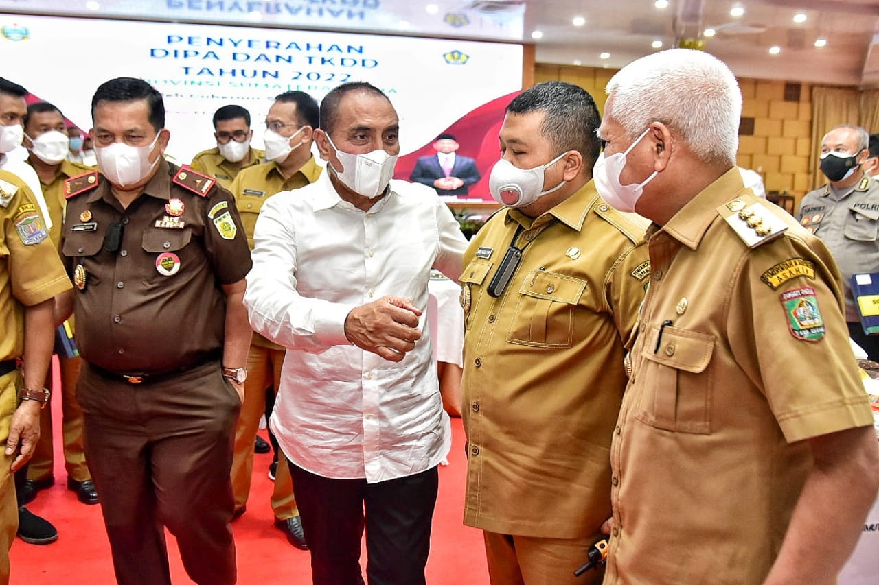 Pemkab Asahan Akan Pergunakan DIPA dan TKDD Untuk Dorong Percepatan Dan Kelancaran Pembangunan Tahun 2022