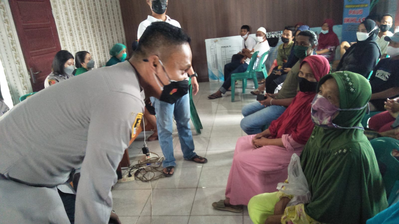 Polsek Medan Timur Gelar Vaksinasi Dukung Program Pemerintah