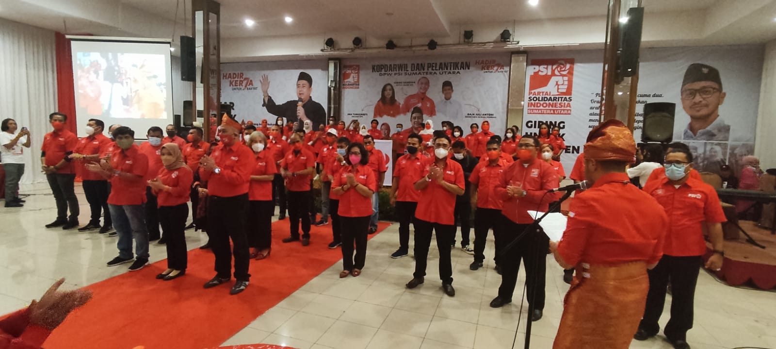 Giring Ganesha Lantik HM Nezar Djoeli ST Sebagai Ketua DPW PSI SumutÂ 