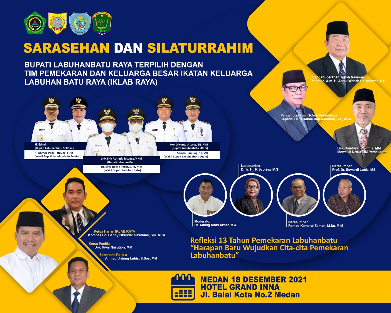 IKLAB Raya Segera Gelar Sarasehan Refleksi 13 Tahun Pemekaran Labuhanbatu