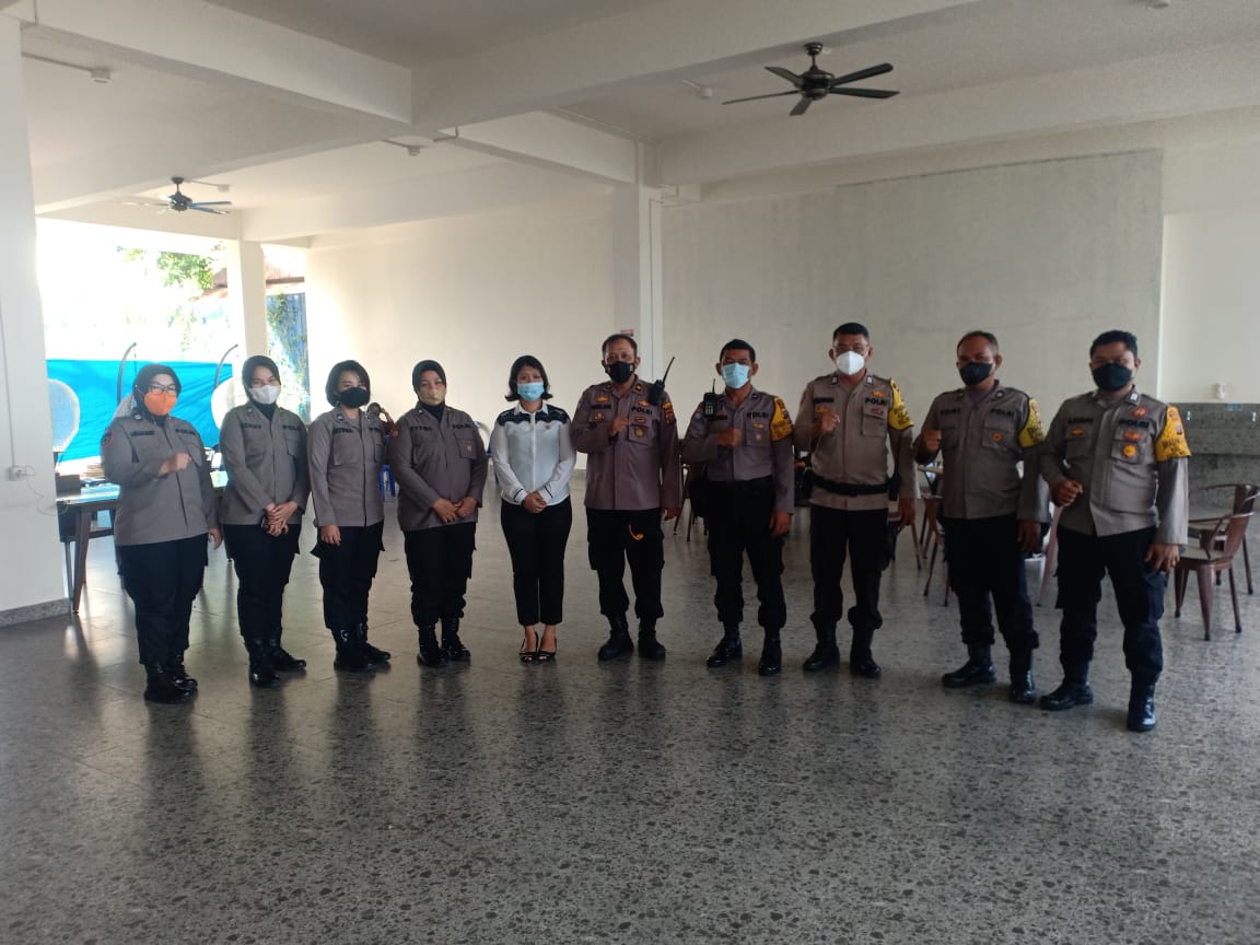 Dukung Program Pemerintah Polsek Medan Baru Percepatan Giat Vaksinasi