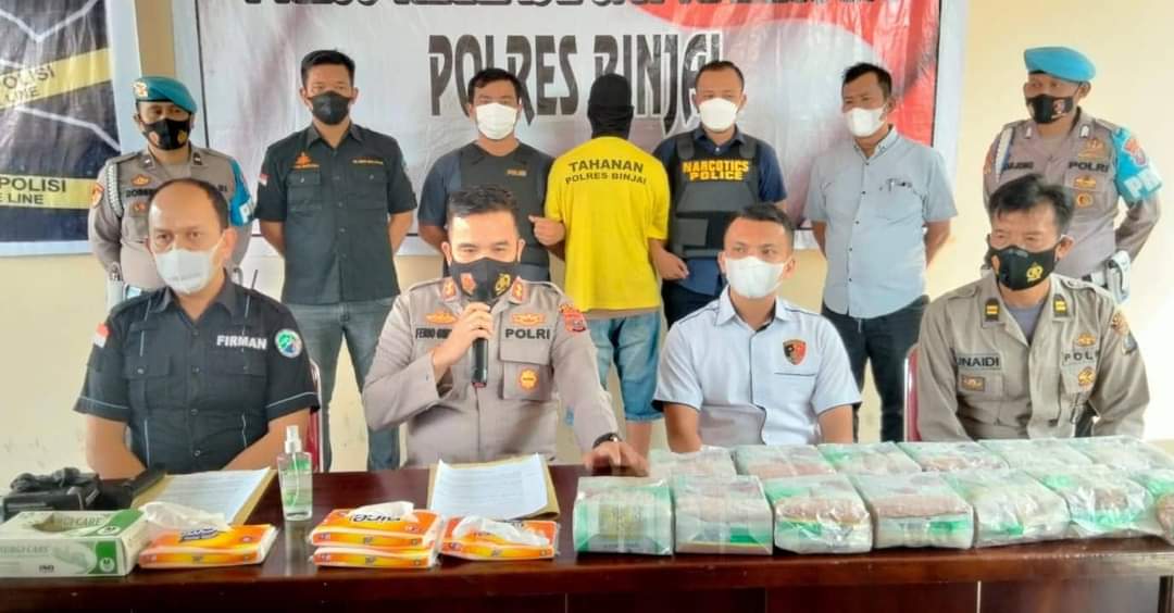 Polres Binjai Ungkap Jaringan Bandar Narkoba Lintas Provinsi