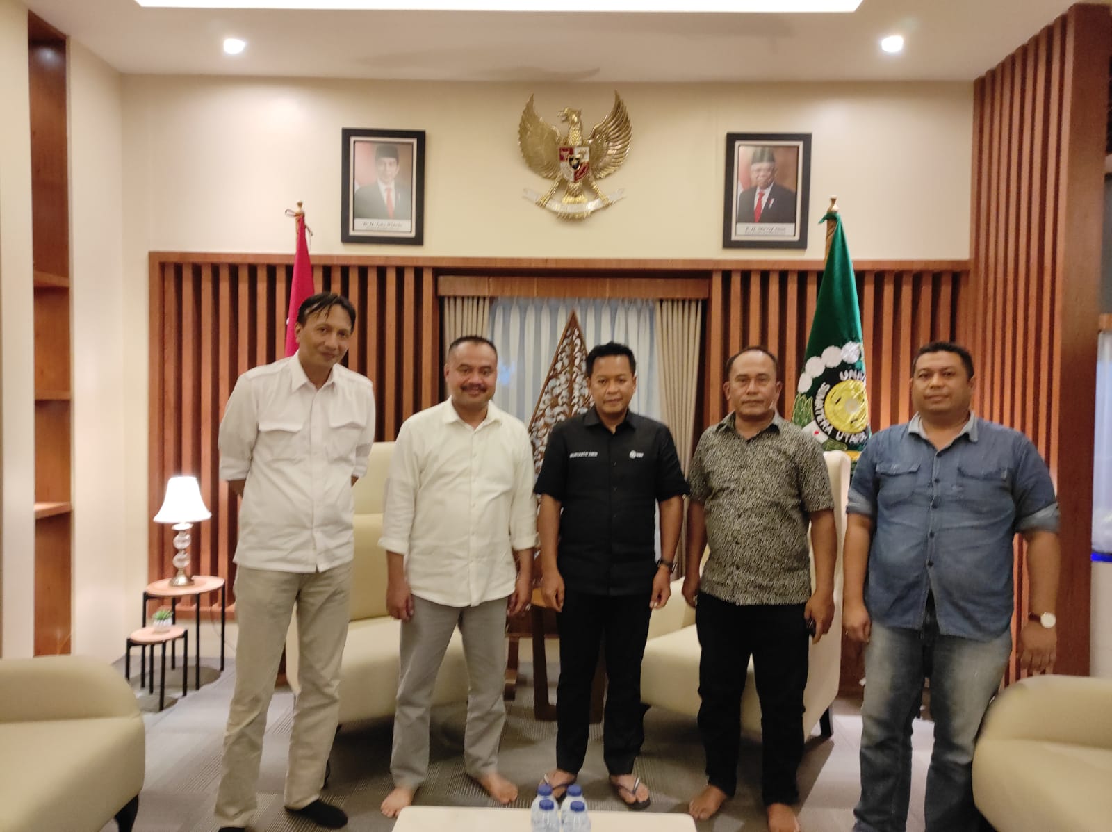 Audiensi PWI Sumut dengan Rektor USU  Rektor USU : Siap Berkolaborasi Tingkatkan SDM Wartawan
