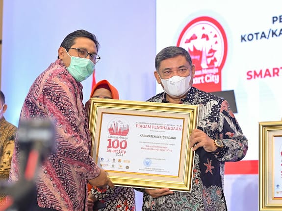 Pemkab DS Raih Penghargaan Smart Environment dari menteri Kominfo  Wabup: Ini Kerja Keras & Komitmen Semua Pihak