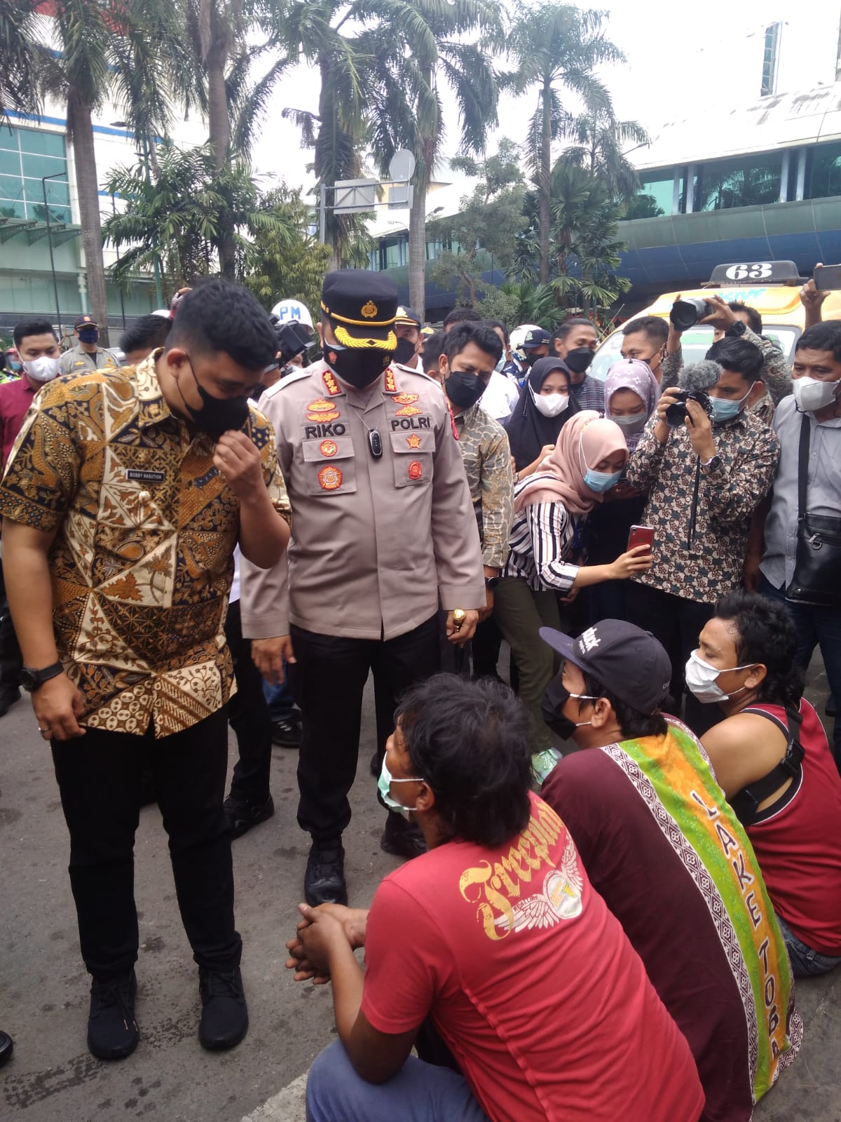 Razia Angkutan Umum di Gatsu, Walikota Medan : Para Sopir Tertib Lalulintas dan Taat Hukum