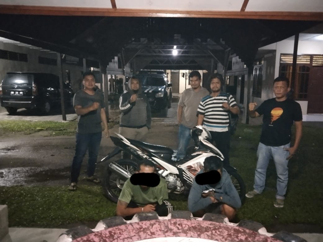 Tekab Reskrim Polres P.Sidimpuan Amankan 2 Pria Kasus Curanmor
