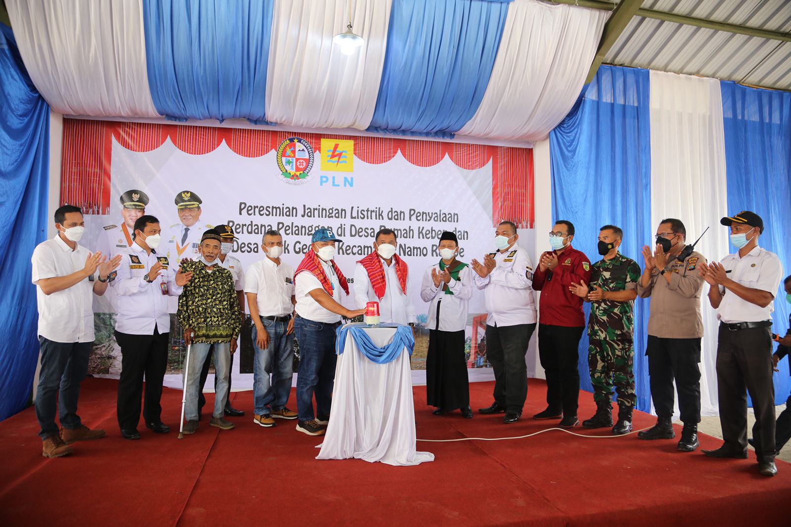 Setelah 76 Tahun Merdeka,  PLN Resmikan Listrik Desa di Namorambe